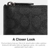 imageCoach Mens Zip Around Coin WalletCHARCOAL