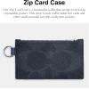 imageCoach Mens Zip Card CaseDenimDeep Blue