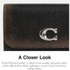 imageCoach Womens Essential Card Holder AccessoryTravel WalletLHBlack Brown