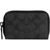 imageCoach Mens Small Zip Around Card Case Charcoal One Size