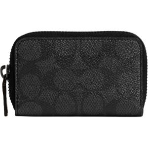 imageCoach Mens Small Zip Around Card Case Charcoal One Size