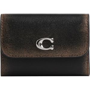 imageCoach Womens Essential Card Holder AccessoryTravel WalletLHBlack Brown