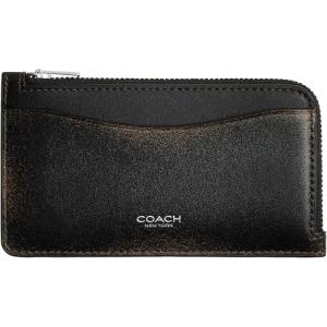 imageCoach Womens Zip Case Travel AccessoryEnvelope Card HolderLHBlack Brown