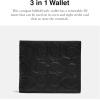 imageCoach Mens 3 in 1 AccessoryTravel Wallet Black