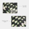 imageCoach Mens Flat Card Case Black Multi One Size