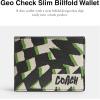imageCoach Mens Slim Billfold Black Multi One Size