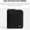imageCoach Mens Zip Around Coin Wallet Black One Size