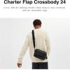 imageCoach Charter Flap Crossbody 24Black