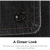 imageCoach Charter Flap Crossbody 24Washed Black