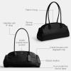 imageCoach Glazed Leather Empire Carryall 34Black