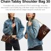 imageCoach Quilted Chain Tabby Shoulder Bag 30 B4Maple