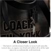 imageCoach Relay Tote in Loved Leather BlackLight Tan
