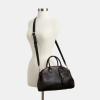 imageCoach Soft Empire Carryall Bag 28 in Loved Leather LHBlack Brown