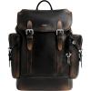 imageCoach Mens Hitch Backpack in Loved Leather BlackLight Tan MediumBlackLight Tan