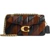 imageCoach Quilted Tabby Shoulder Bag 26 B4Maple Shadow Brown