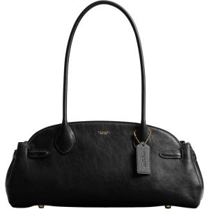 imageCoach Glazed Leather Empire Carryall 34Black