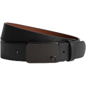imageCoach 38MM Reversible C Plaque Buckle BeltBlackRedwood