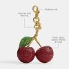 imageLarge Crystal Cherry Bag Charm