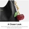 imageLarge Crystal Cherry Bag Charm