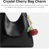 imageLarge Crystal Cherry Bag Charm