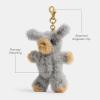 imageRunway Shearling Dog Bag Charm