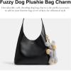 imageRunway Shearling Dog Bag Charm