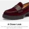 imageCoach Leah Platform Loved Leather LoaferMerlot