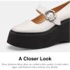 imageCoach Womens Tea Rose Platform Mary Janes LoaferChalk