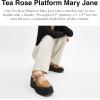 imageCoach Womens Tea Rose Platform Mary Janes LoaferHoney Brown