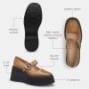 imageCoach Womens Tea Rose Platform Mary Janes LoaferHoney Brown