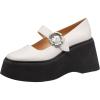 imageCoach Womens Tea Rose Platform Mary Janes LoaferChalk