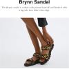 imageCoach Womens Brynn Sandal in Leopard Print FlatNatural Leopard