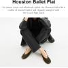 imageCoach Womens Houston Ballet Flat in SuedeOlive