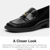 imageCoach Womens Penny Loafer in Glazed LeatherBlack