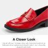 imageCoach Womens Penny Loafer in Glazed LeatherBright Red