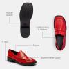 imageCoach Womens Penny Loafer in Glazed LeatherBright Red