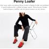 imageCoach Womens Penny Loafer in Glazed LeatherBright Red