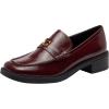 imageCoach Womens Penny Loafer in Glazed LeatherMerlot