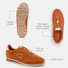 imageCoach Mens Flat Sneaker in SuedeToffee