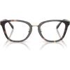 imageCoach womens Hc6272f Low Bridge Fit Square Prescription Eyewear FramesDark TortoiseDemo Lens