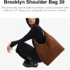 imageCoach Brooklyn Shoulder Bag 39Warm Brown Suede