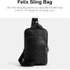 imageCoach FELIX SLING BAGBlack Signature