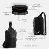 imageCoach FELIX SLING BAGBlack Signature
