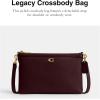 imageCoach Legacy Zip Top CrossbodyB4Merlot