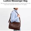 imageCoach Ludlow Messenger Bag in Natural FullGrain LeatherMaple