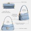 imageCoach Soft Grain Chain Tabby Shoulder BagB4Bluebell
