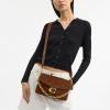 imageCoach Soft Grain Chain Tabby Shoulder BagWarm Brown Suede