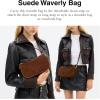 imageCoach Waverly BagWarm Brown Suede