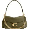 imageCoach Soft Grain Chain Tabby Shoulder BagB4Olive