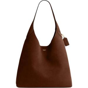imageCoach Brooklyn Shoulder Bag 39Warm Brown Suede